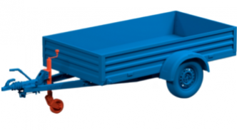 2 Standard Box Trailers